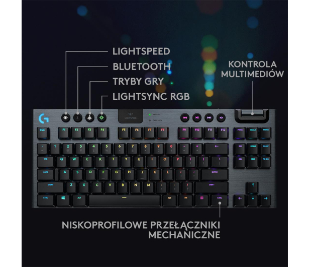 LOGITECH G915 TKL RGB Mechanical Linear 920-009520 - 573689 - zdjęcie 11